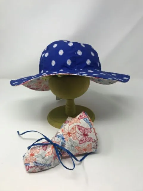 5-7 Y Primary Colors Dots Cotton Sun Hat