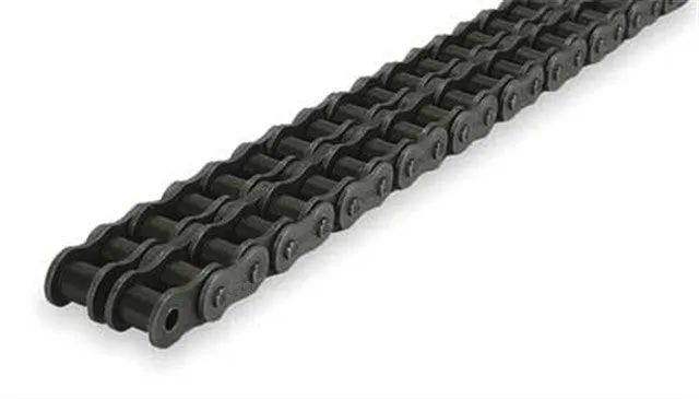 80-2R Steel Chain 100' | 80-2R DOUBLE STRAND CARBON STEEL | Ball Bearings | Belts