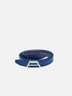 Adapt Reversible Vegan Leather Belt | Blue & Brown