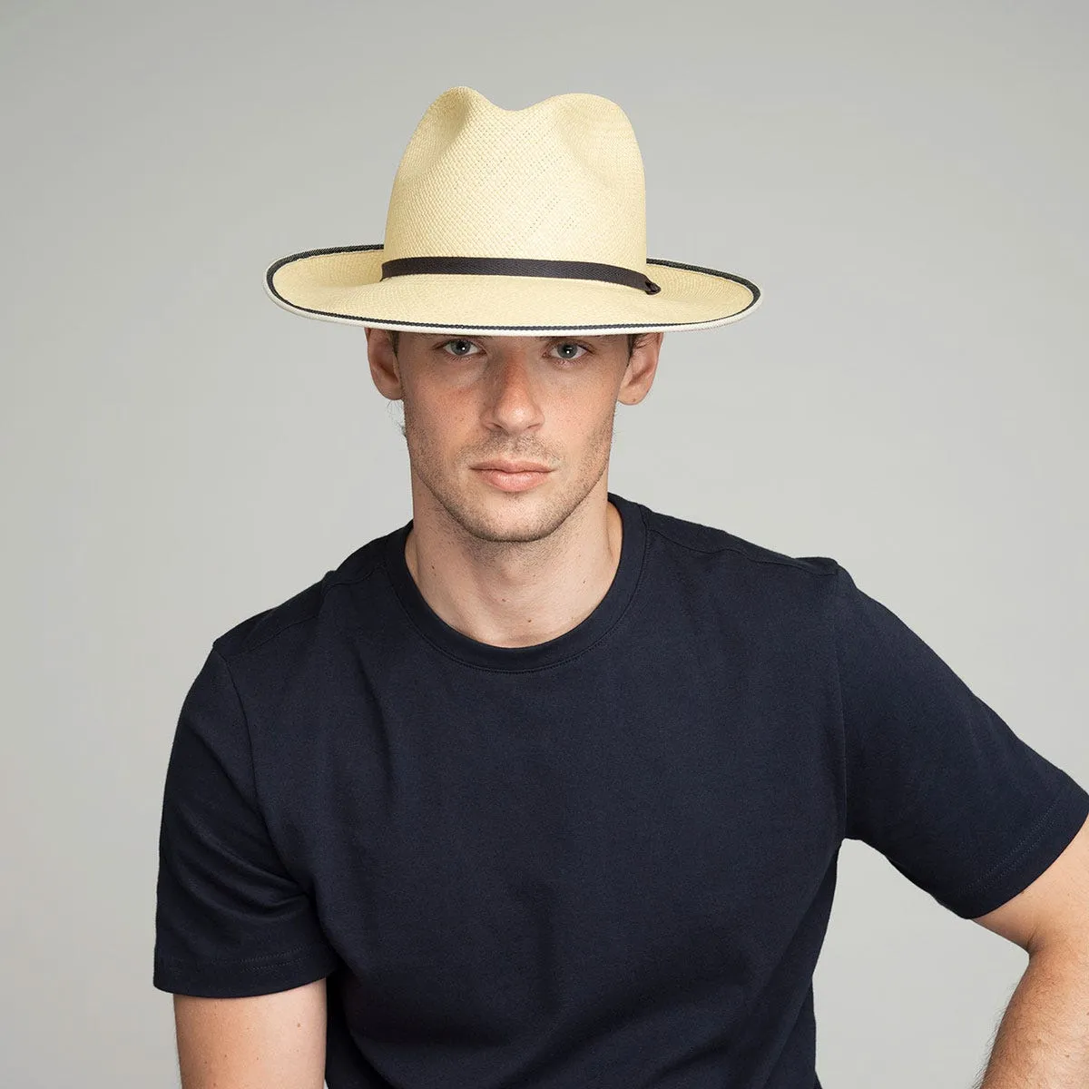 Bailey Parson Genuine Panama Straw Fedora