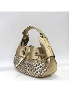 bronze shoulder bag