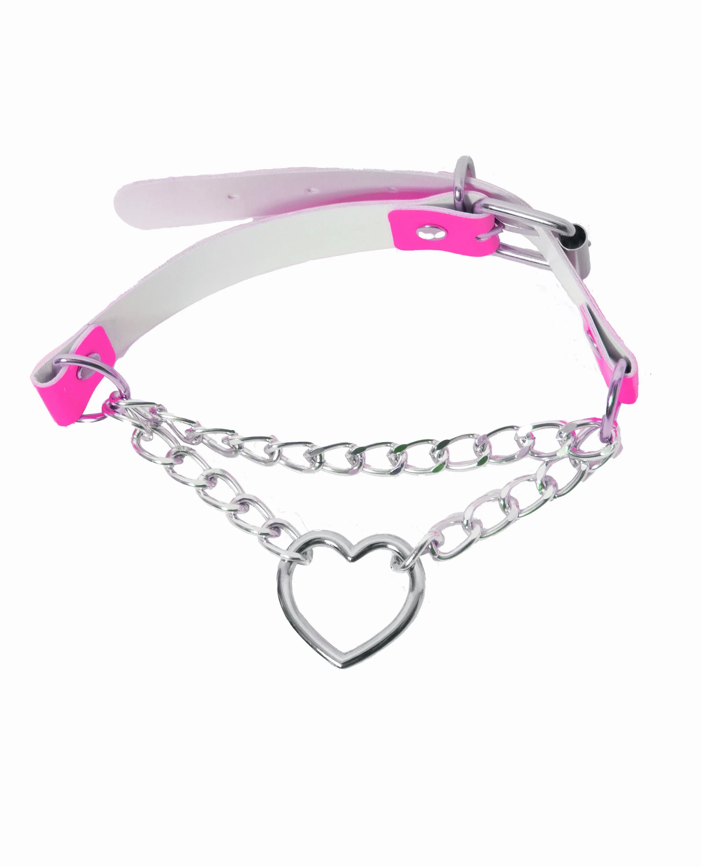 CHAIN HEART COLLAR