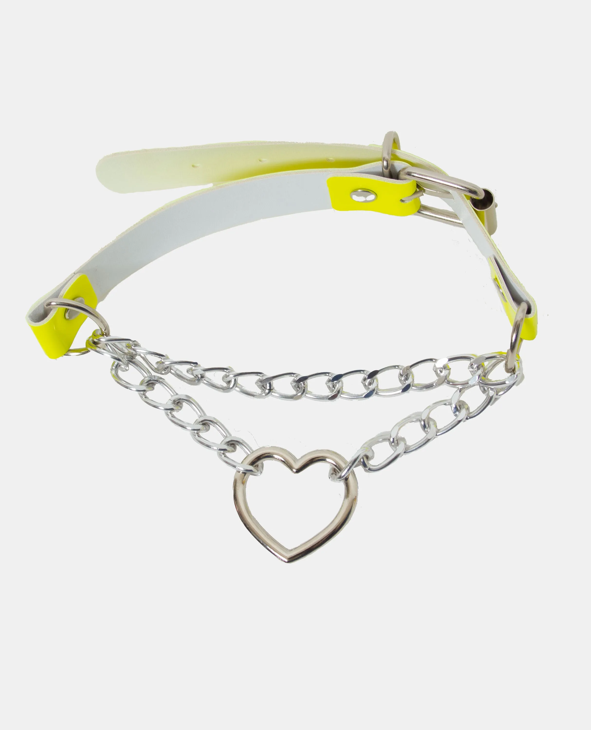 CHAIN HEART COLLAR