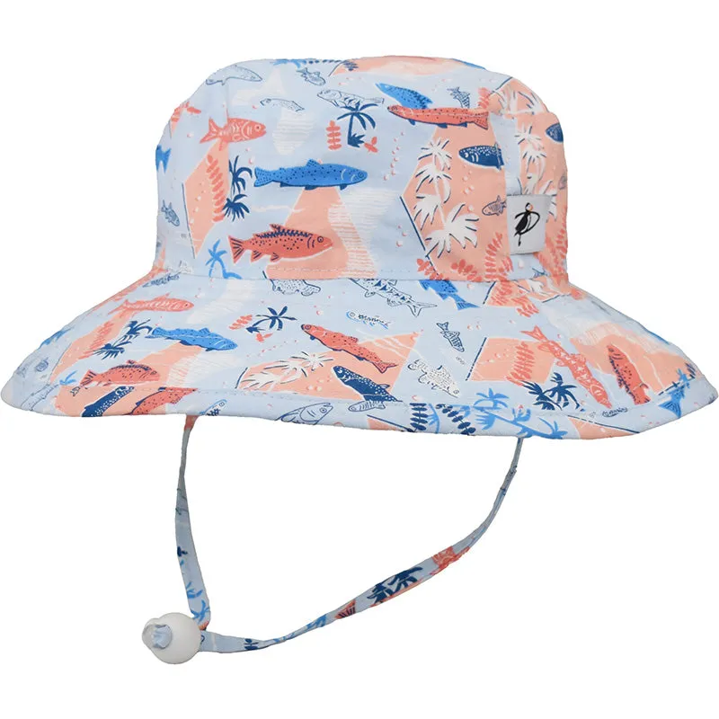 Child Sun Protection Sunbaby Hat-Cotton Prints