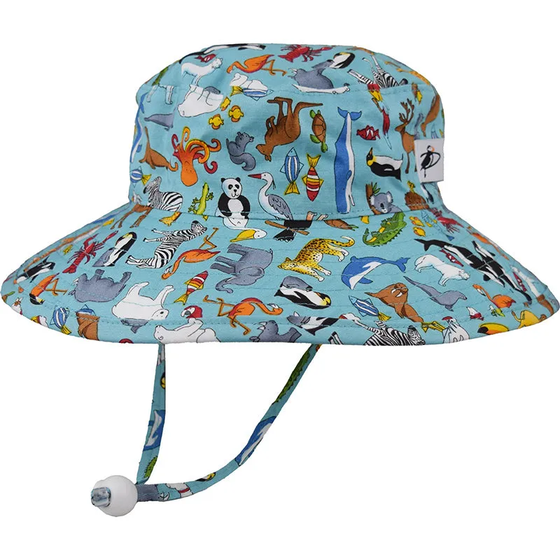 Child Sun Protection Sunbaby Hat-Cotton Prints