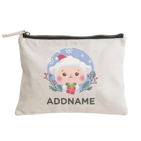 Christmas Cute Animal Series Cute Sheep Zipper Pouch