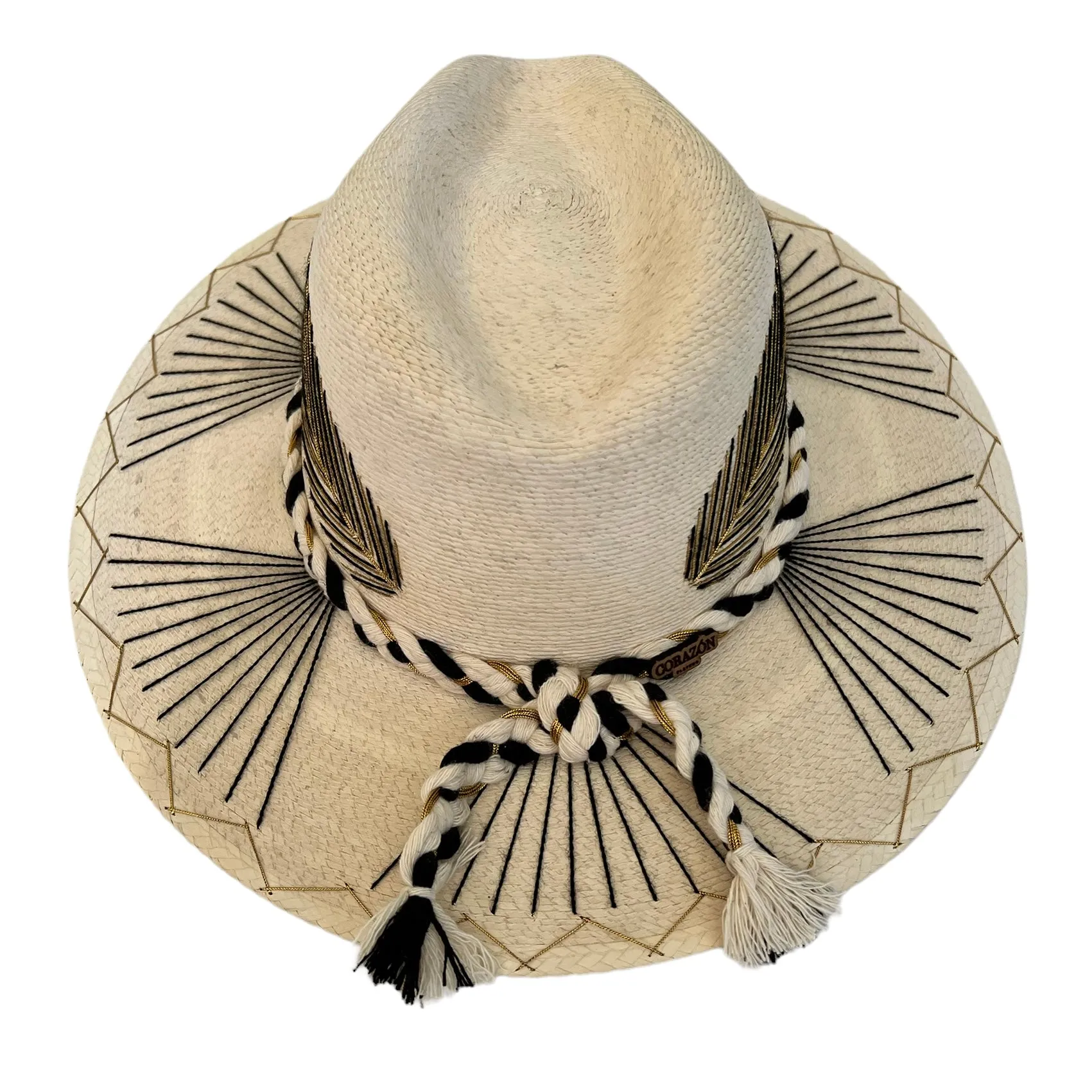 Corazon Playero Hat (Kapalua - Black/Gold)