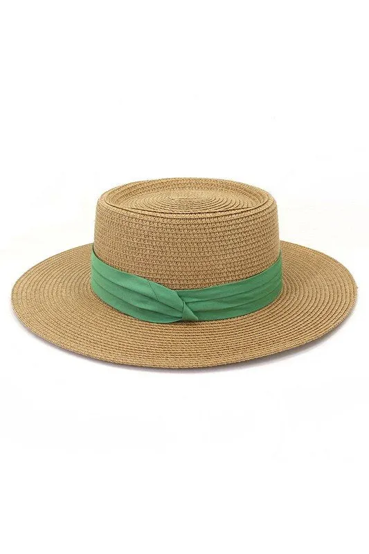 DANDY CLOTH BAND FLOPPY PANAMA HAT