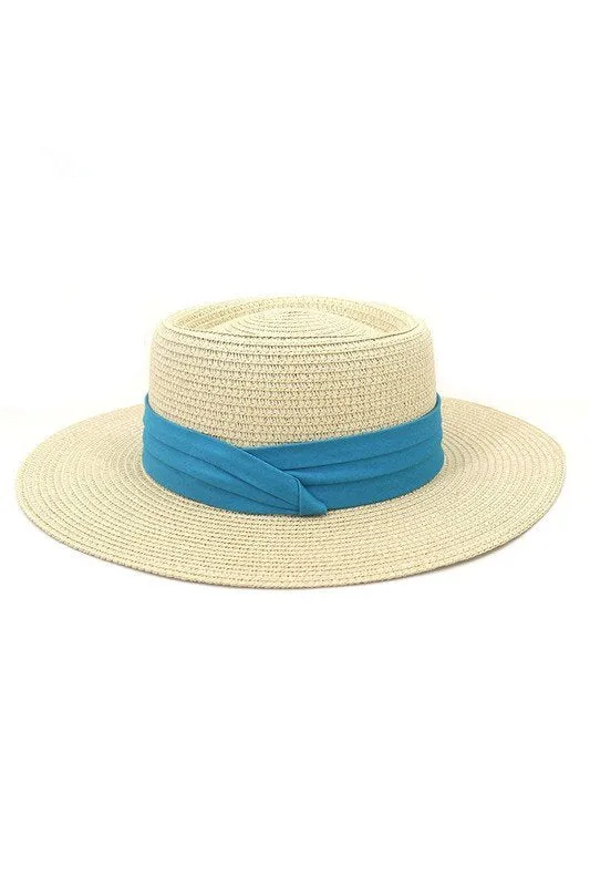 DANDY CLOTH BAND FLOPPY PANAMA HAT