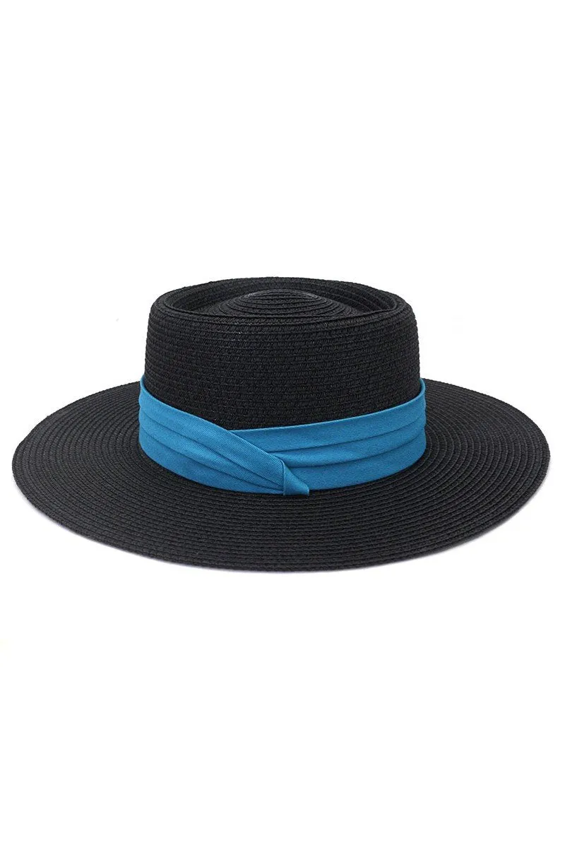 DANDY CLOTH BAND FLOPPY PANAMA HAT