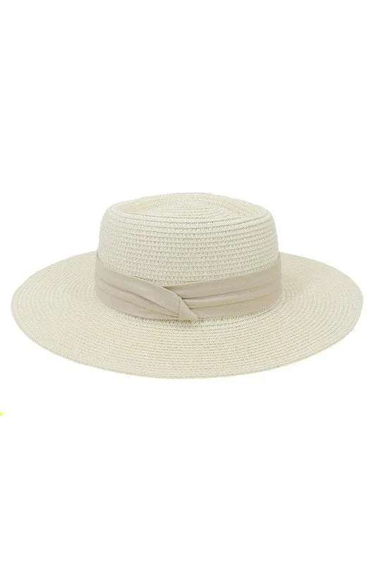 DANDY CLOTH BAND FLOPPY PANAMA HAT