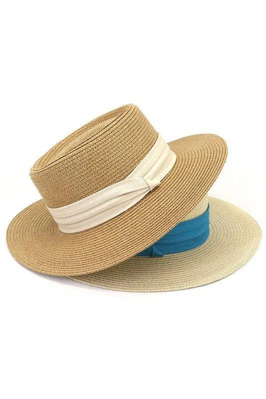 DANDY CLOTH BAND FLOPPY PANAMA HAT