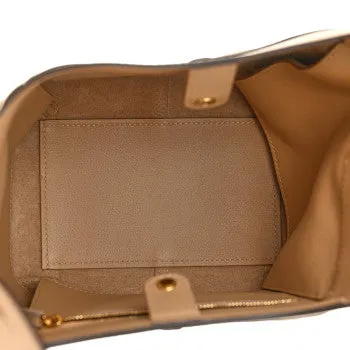 DELVAUX GRAINED CALFSKIN MINI SO COOL SATCHEL IN LATTE