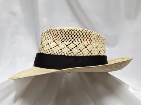 Fedora 7 1/4 - Natural (Montecristi Panama) #20-193 Open Weave