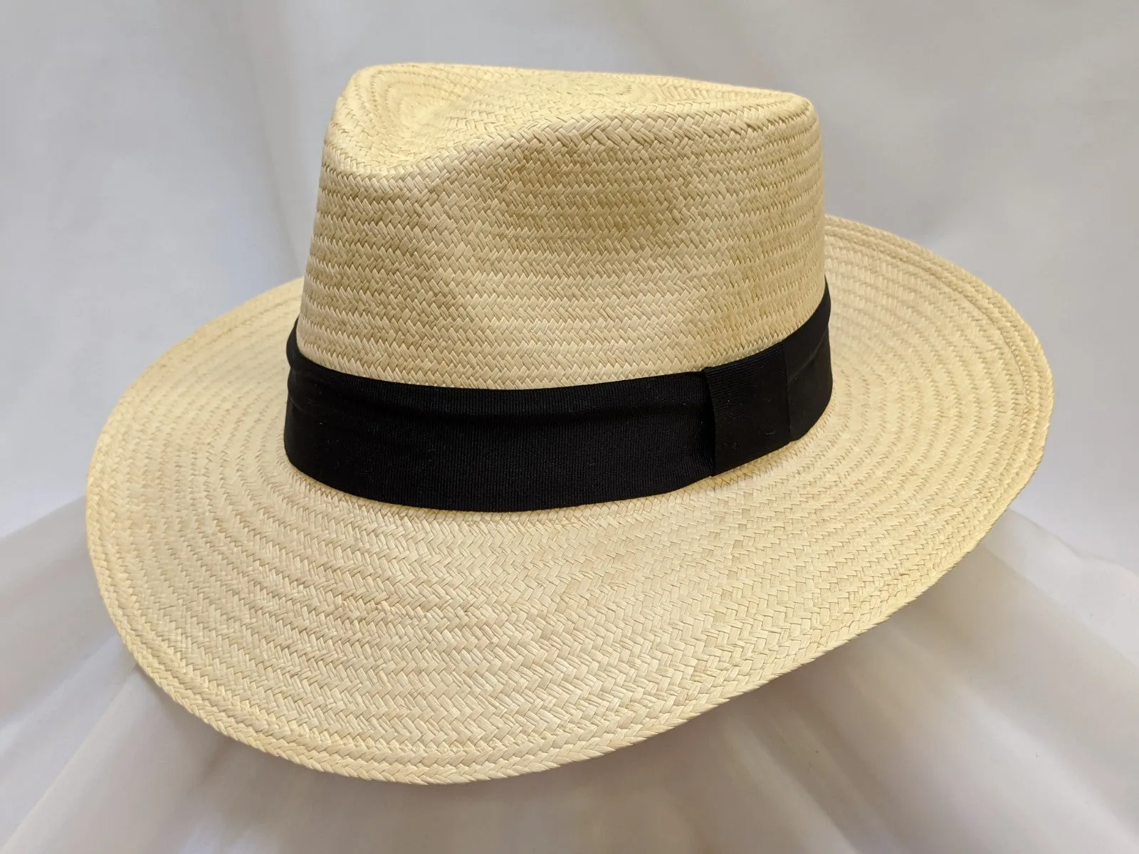 Fedora 7 1/8 - Natural (Montecristi Panama) #20-201