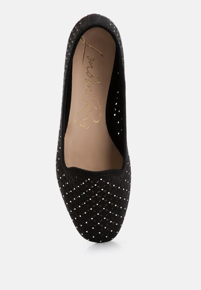 Gordon Perforated Ballerinas