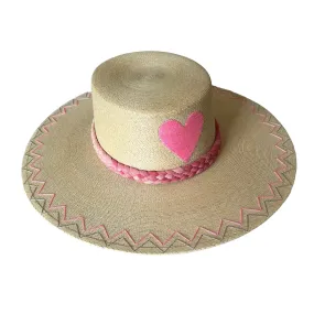 Heart Hat - Pink