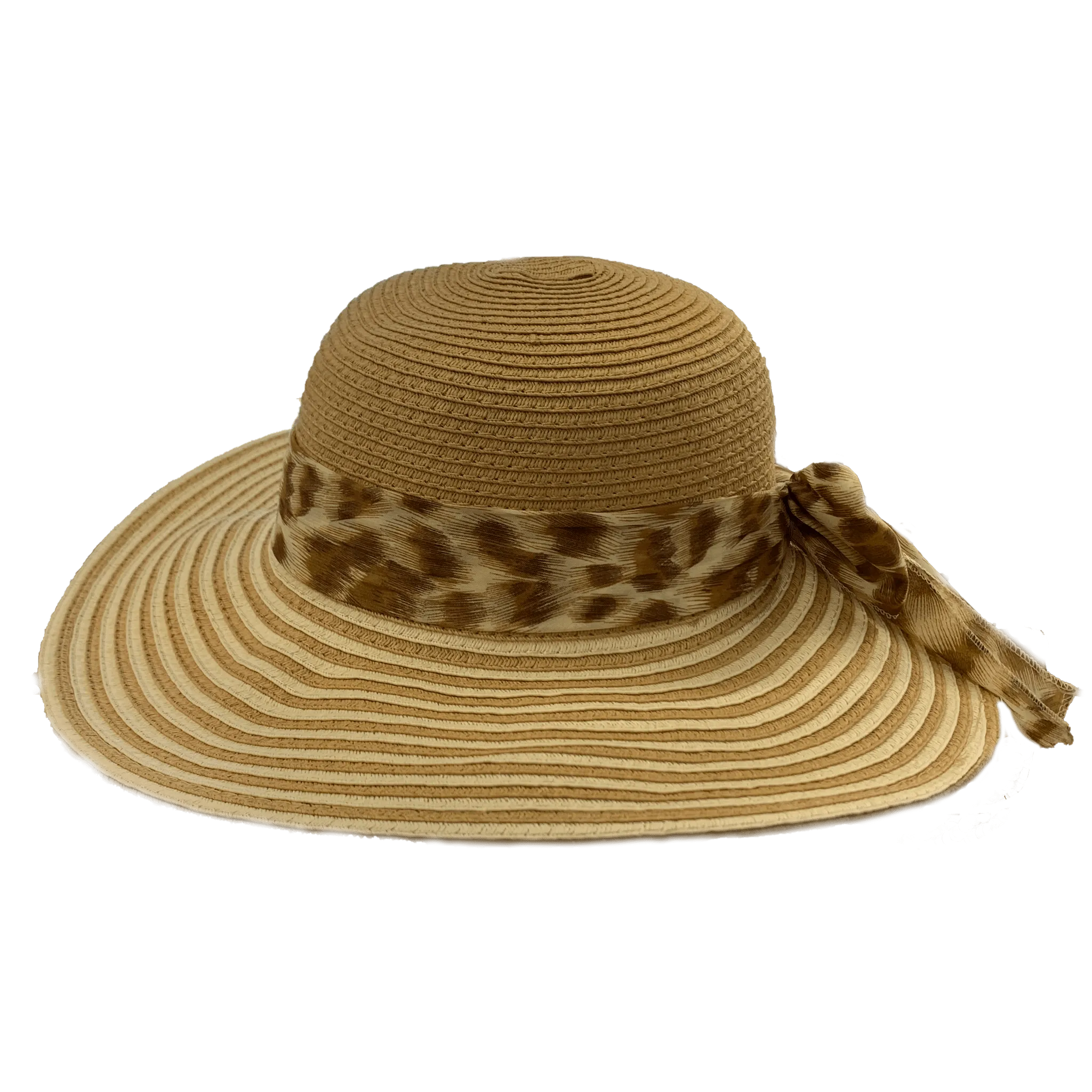 Ladies Leopard Sun Hat