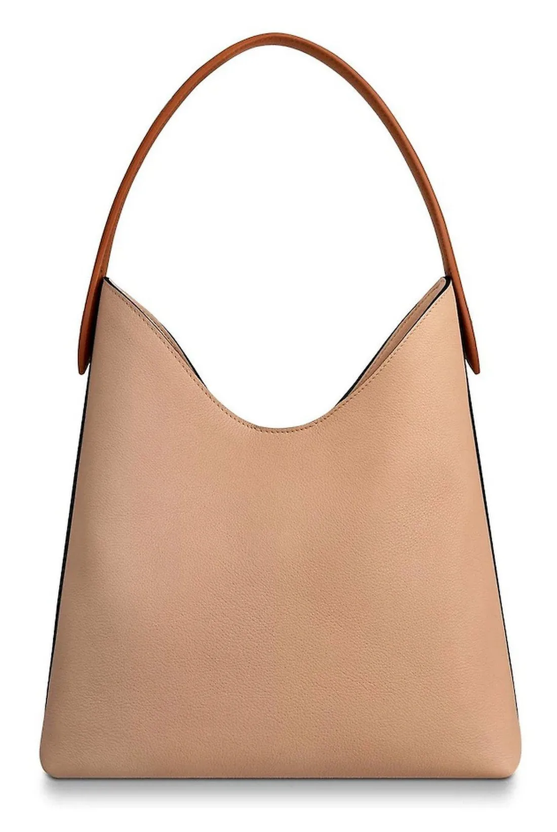 Lockme Hobo Handbag - Beige or Black