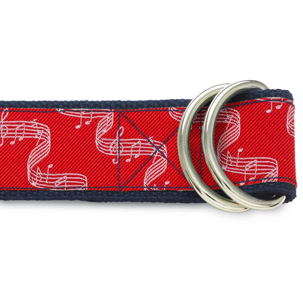 Melodious Red - D-Ring Belts