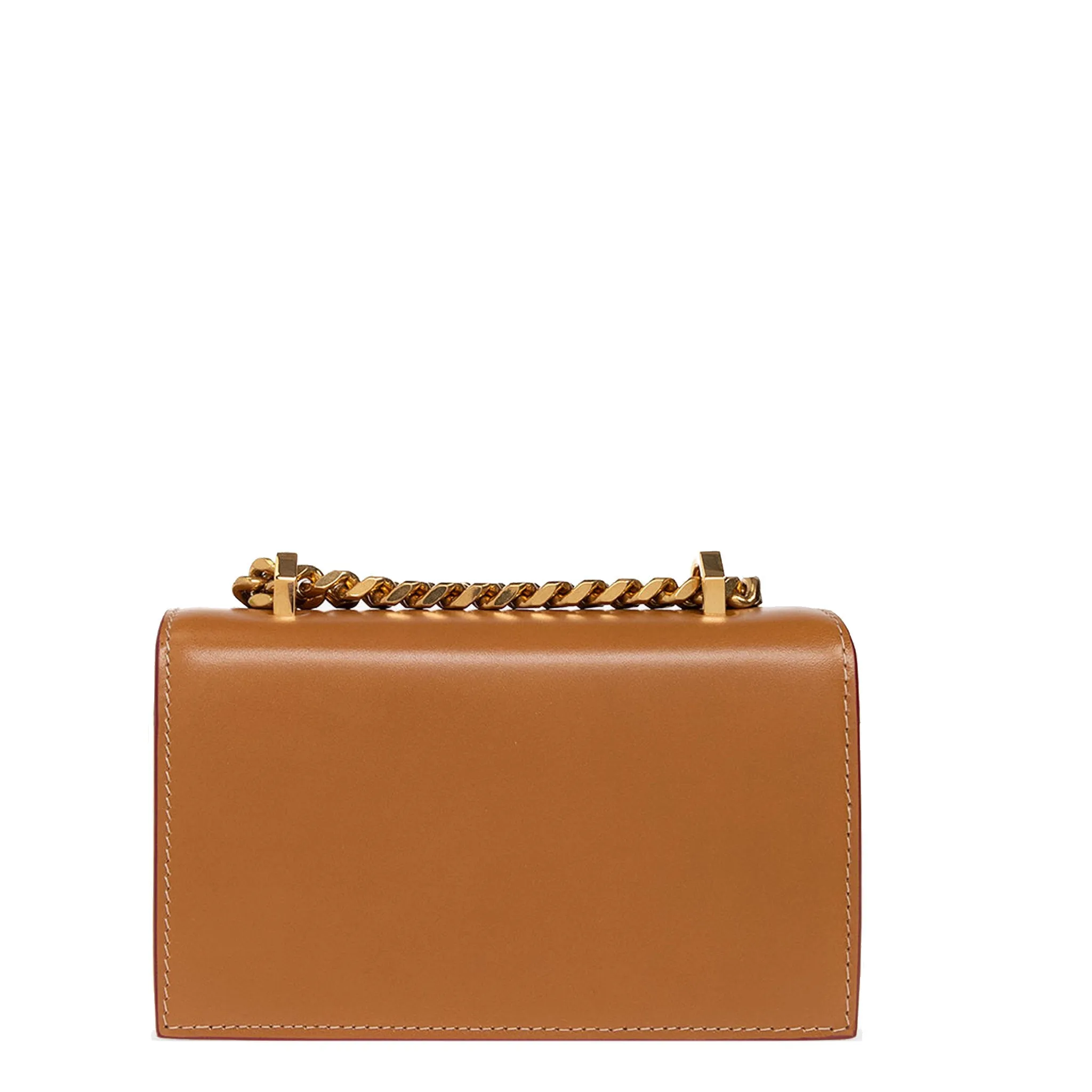 Mini Jewelled Satchel, Tan