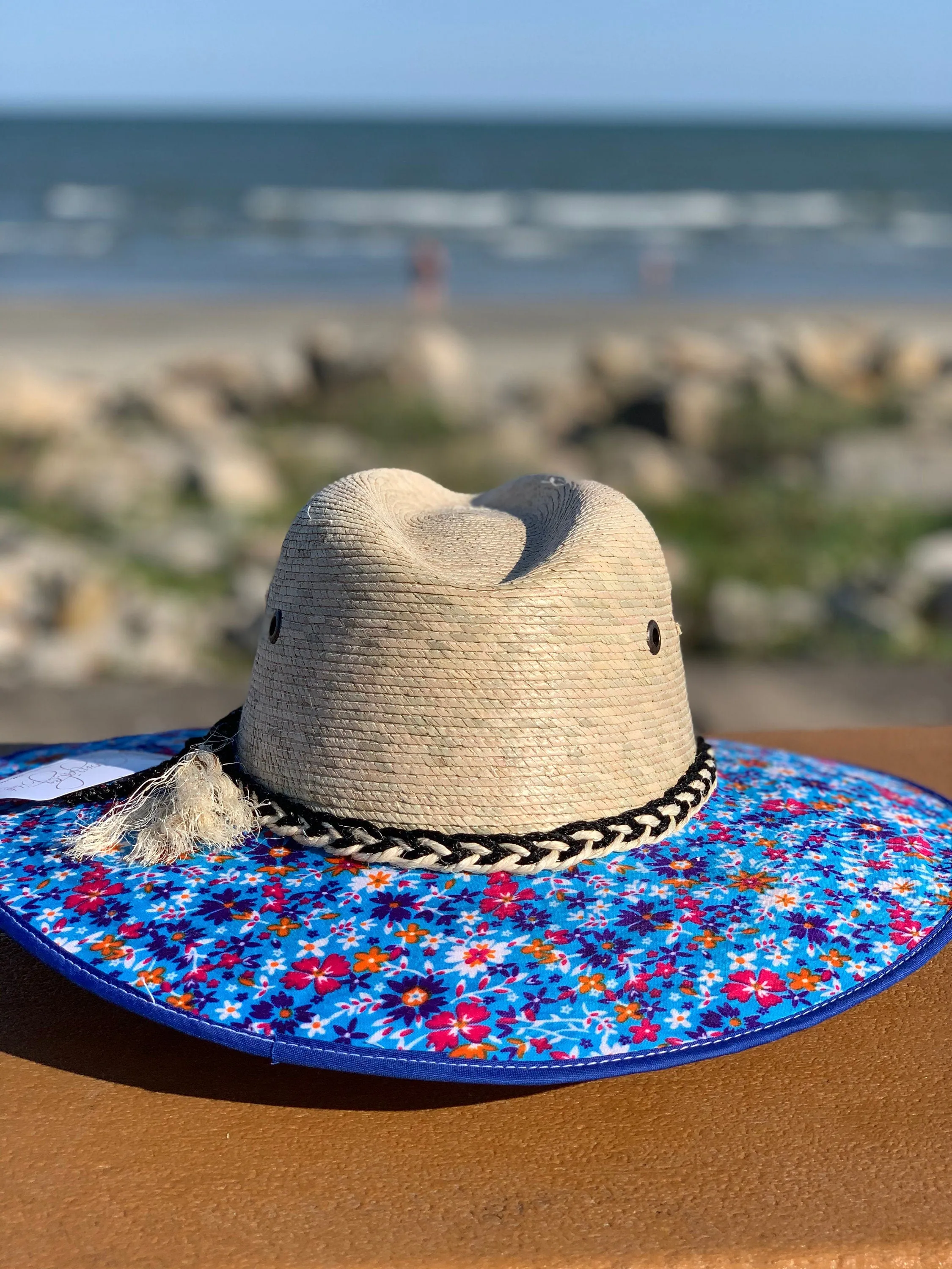 Palm Hat Panama Hat Straw Hat Indiana Hat for Beach Hat for Woman Hat Floral