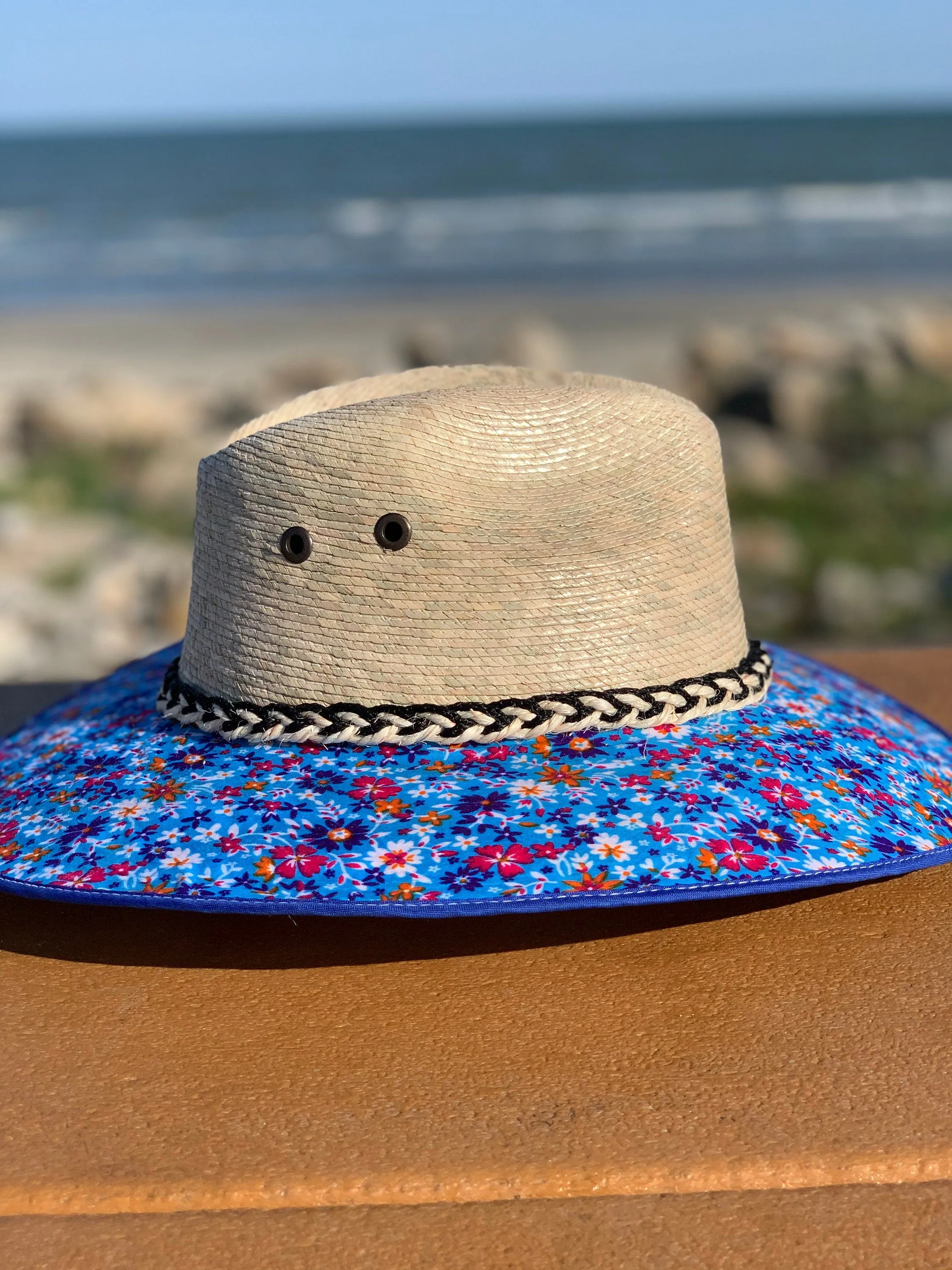 Palm Hat Panama Hat Straw Hat Indiana Hat for Beach Hat for Woman Hat Floral