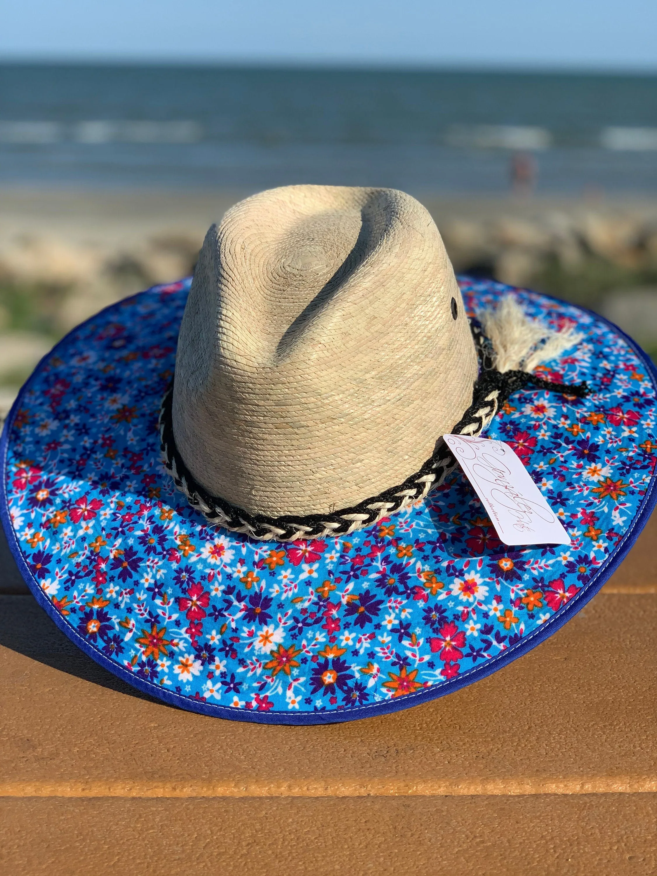 Palm Hat Panama Hat Straw Hat Indiana Hat for Beach Hat for Woman Hat Floral