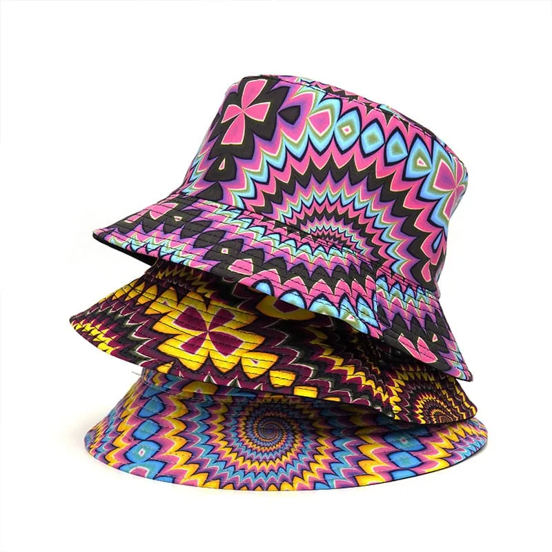 Psycho Geometry Bucket Hat