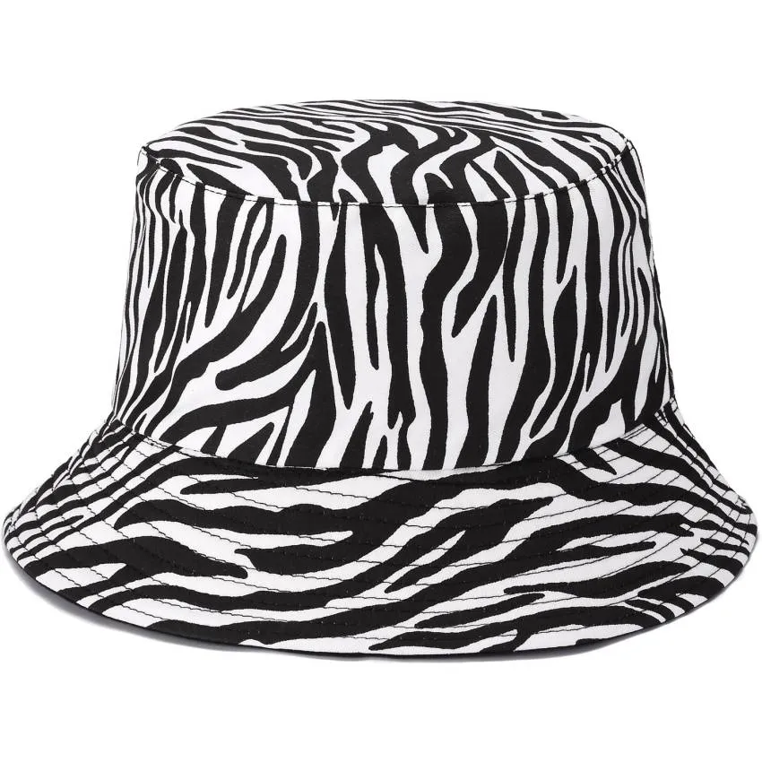 Reversible Printed Bucket hat JH893 Zebra