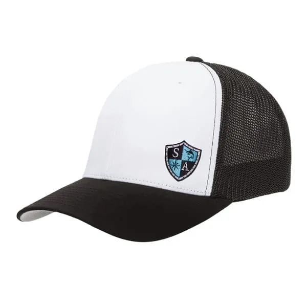 SA Co. Shield Flex Fit Hat: White