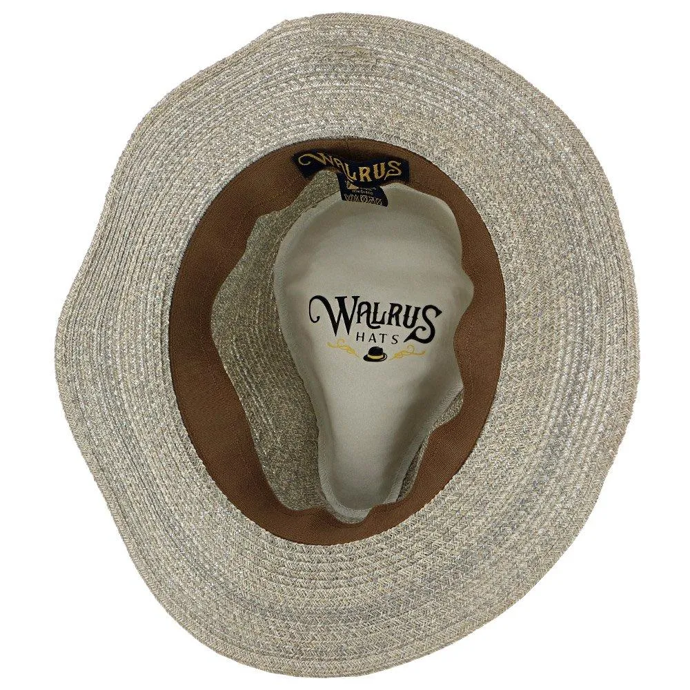 Shoreline - Walrus Hats Hemp Straw Fedora Hat w/ Band