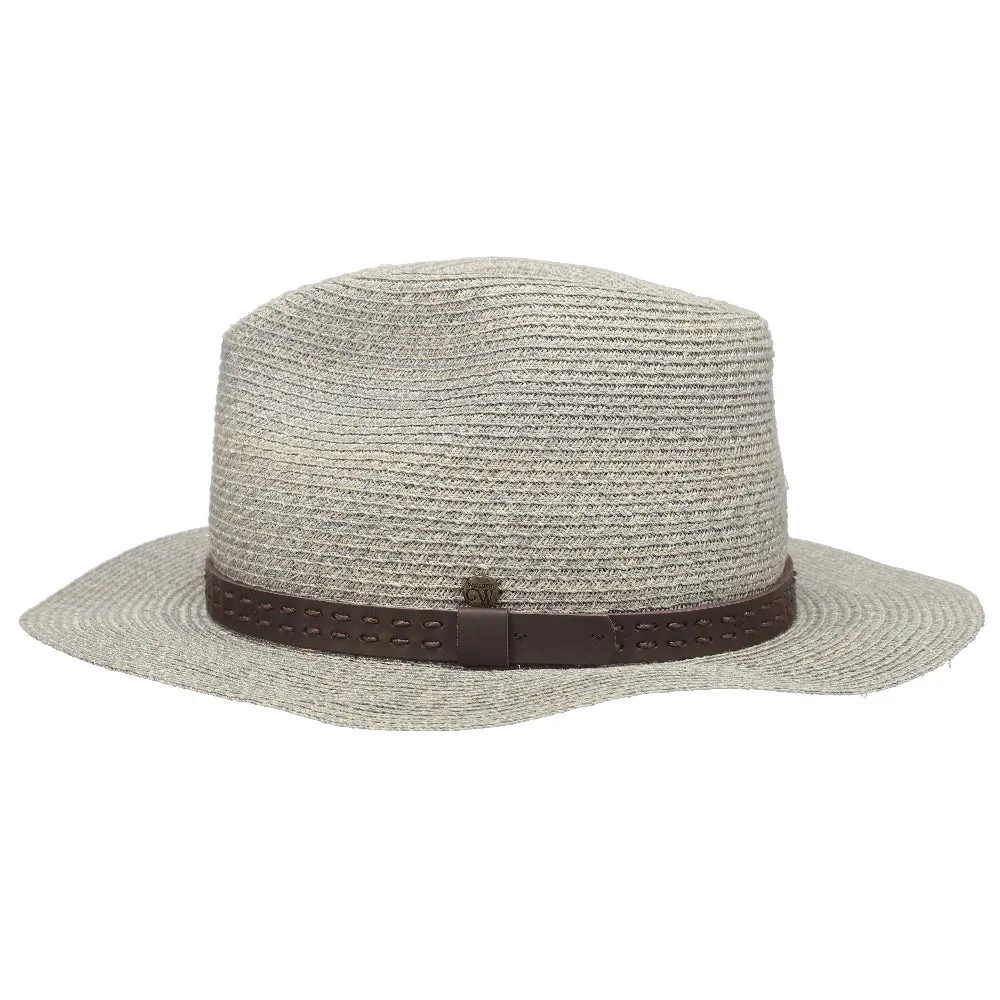 Shoreline - Walrus Hats Hemp Straw Fedora Hat w/ Band