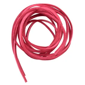 SLPINK 6' Feet Leather Laces - Hot Pink