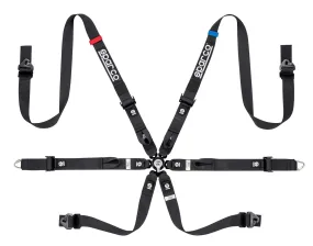 SPARCO Competition Prime Harness H-7 2" 6 Points [FIA] Blue / Red / Black