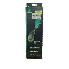 Spenco RX Men's Full Length Plantar Fascia Insoles, Size 7-13