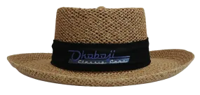 STRAW PANAMA HAT - BLACK BAND