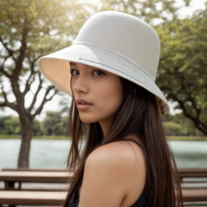 Stylish Wide Brim Straw Sun Hat for Summer