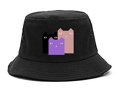 Very Nice Colorful Cute Cats Kitten Kitty Bucket Hat