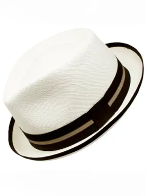 White Panama Hat for Men - Cuban Hat