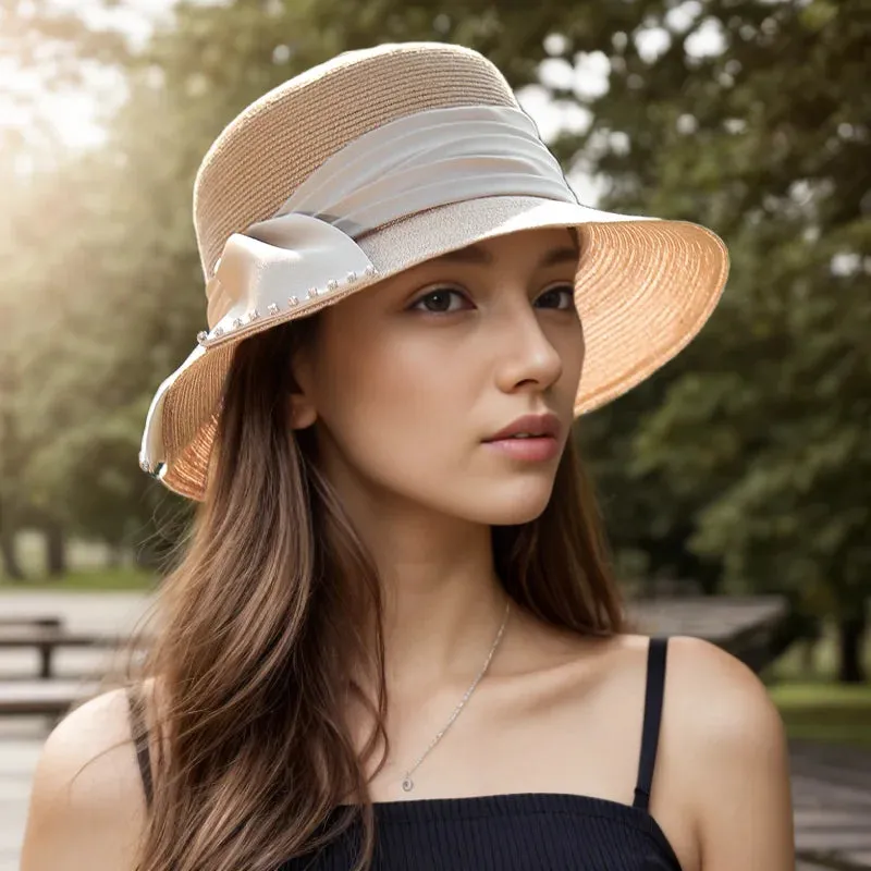 Wide Brim Foldable Beach Sun Hat for Outdoor Activities