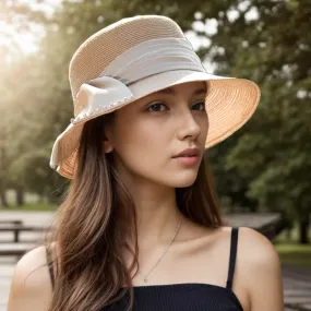 Wide Brim Foldable Beach Sun Hat for Outdoor Activities